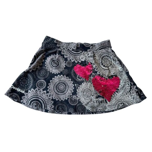Girl’s Cotton Jersey Flare Skirt - Picture 1 of 7
